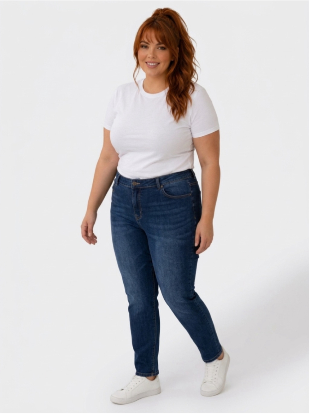 Women's 32 Degrees Straight Leg Jeans Blue Size 16W